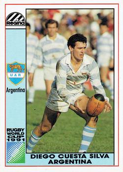 1991 Regina Rugby World Cup #125 Diego Cuesta Silva Front